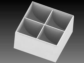 stapelbare Behälter mit teilen andere 3d box container gestapelt nützlich 3d print model - Mito3D