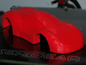 actioncar pinar edición vehículos cuerpo del coche derby carrera 3d print model - Mito3D