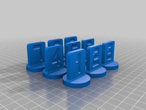 my customized pawns toy & game accessories 3d print model - Mito3D
