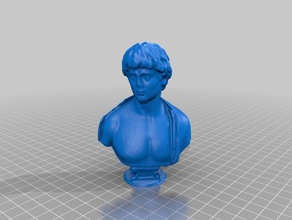 genç bir asilzade heykeller 3d print model - Mito3D