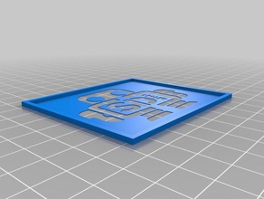 pochoir w sd mini bot personnalisé 3d print model - Mito3D