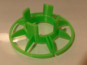 noderockets end bracket 10 in der Robotik javascript Knoten raspberry pi Rakete Wasser Flasche 3d print model - Mito3D