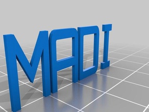madi recipientes personalizado 3d print model - Mito3D