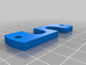 mon personnalisés simple j-tête rainure de montage rostock L'imprimante 3d pièces personnalisé 3d print model - Mito3D