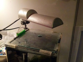 dennerle nano cube 10l Aquarium-Lampe stand-Reparatur-Teil - Ersatz Teile aquarium openscad 3d print model - Mito3D