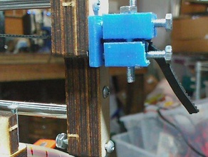 gt2 belt tensioner printrbot jr v2 3d printer parts upgrade part 3d print model - Mito3D