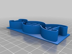 dna cookie cutter kitchen & dining baking biology christmas model present 3d print model - Mito3D