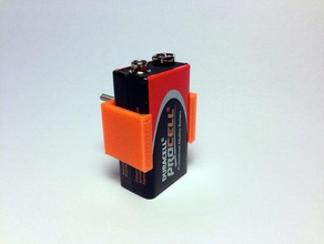 9v-Batterie-clip hobby 9v 9v-Batterie Batterie Batterie-Halter 3d print model - Mito3D
