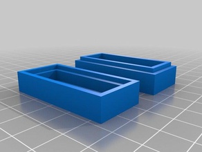 meine angepasste custom pres fit box Container kundengebundene 3d print model - Mito3D