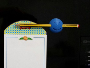 fridge pencil holding magnet organization holder 3d print model - Mito3D