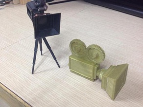 película de la cámara fuentes casa 3d print model - Mito3D