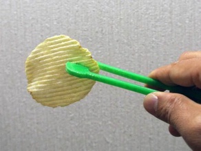 potate chips tongs office 3d print model - Mito3D