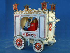Zirkus-Luft calliope Wagen c1920 kit Fahrzeuge 1to48scale musical instrument toscale 3d print model - Mito3D