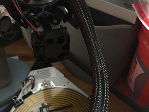 o pico montagem de ventilador bi v25 Impressora 3d peças bootsindustries botas indústrias hotend 3d print model - Mito3D