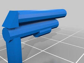 lego escopeta cortador de 22 La impresión en 3d 3d print model - Mito3D