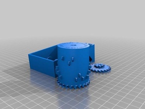 whiskey just after breakfast - parametric music box mechanical toys customized 3d print model - Mito3D