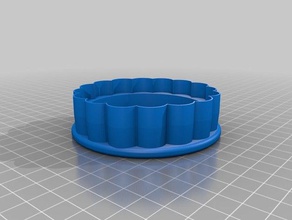 scallop cookie cutter kitchen & dining 3d print model - Mito3D