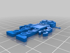 my customized robot keychain keychains 3d print model - Mito3D