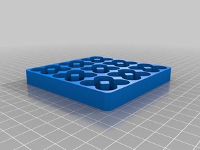 my customized battery tray 36 aa organization 3d print model - Mito3D