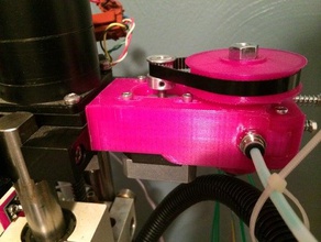 mxl belt bowden extruder 175mm 3d printer extruders drive 3d print model - Mito3D