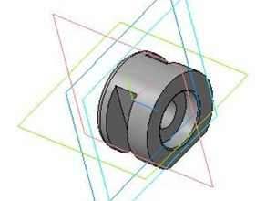 acryli 8mm support filament holder spool 3d print model - Mito3D