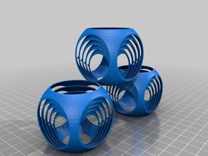 gyro cube pyramid 3d printing cool gyrocube 3d print model - Mito3D