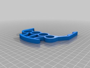 migliore montaggio brass knuckle possibile titolare strumenti 3d print model - Mito3D