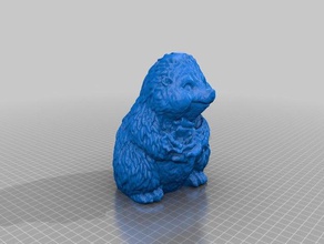 hedgehog scans & replicas 3d print model - Mito3D