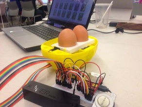 iot Huhn Brüterei Biologie chicken hatchery zählen Sie Ihre Hühner Inkubator infobahn internet Sachen das Internet der Dinge 3d print model - Mito3D