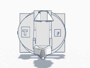 updated unisex toilet model furniture 3d print model - Mito3D