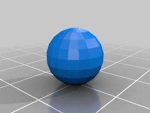 sphere 6mm interactive art customized 3d print model - Mito3D