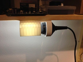 lamp mount e27 socket household supplies led 3d print model - Mito3D