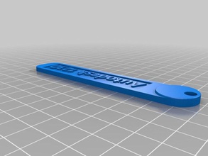 portachiavi tag casa 3d print model - Mito3D
