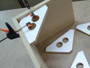 clamp corner 90 degree bar corners woodworking 3d print model - Mito3D