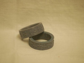 ring Schmuck Kreuz Ringe 3d print model - Mito3D