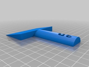 pequeño raspador de hielo herramientas mano portable el 3d print model - Mito3D