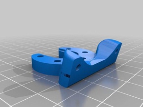 kossel mini j-head fan mount 3d printer parts 3d print model - Mito3D