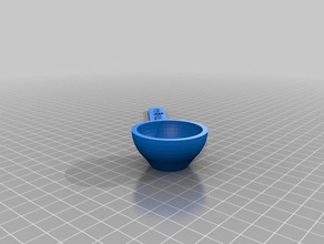 table spoon 9ml kitchen & dining customized 3d print model - Mito3D