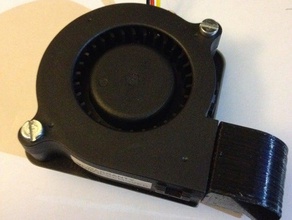 radial-Lüfter + fan-duct 3d-Drucker Teile fan mount prusa i3 rework 3d print model - Mito3D