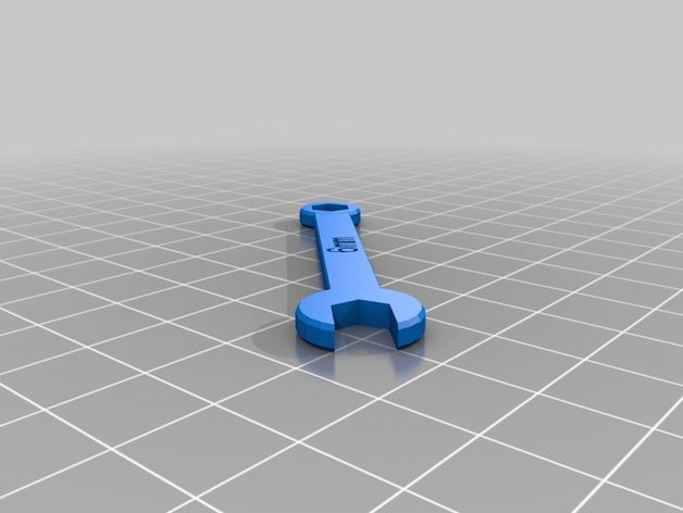 6 mm somun anahtarı diy özelleştirilmiş 3D print model - Mito3D