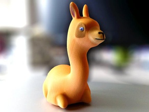 llama animals 3d print model - Mito3D