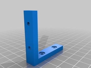 my customized parametric fixing angle household 3d print model - Mito3D