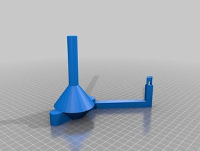 my customized printrbot spool holder take 2 3d printer accessories 3d print model - Mito3D
