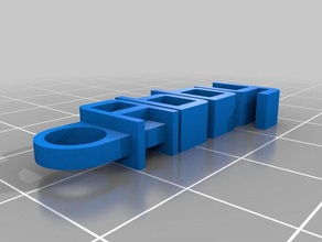 abby custom key chain organization customized 3d print model - Mito3D