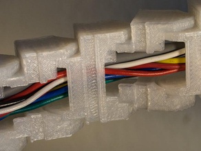 printrbot plus 1404 Kabel-Kette-Adapter 3d Drucker Zubehör Kabel-Kette 3d print model - Mito3D