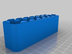 il mio personalizzato cassa di batteria fotografo fondo i contenitori su misura 3d print model - Mito3D