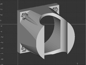 tobera hotend argento - tüm metal 3d yazıcı parçaları 40mm fan kanalı soğutma fanı 3d print model - Mito3D