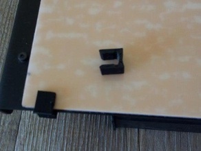 printinz ninja plate clip printr bot simple metal 3d printer accessories printrbot 3d print model - Mito3D