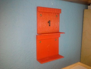 wall holder ikea paperbox organization 3d print model - Mito3D