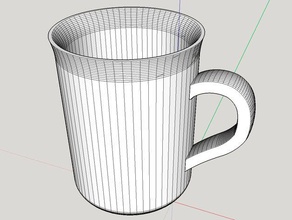mug cold drinks kitchen & dining milk 3d print model - Mito3D